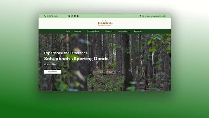Cover image for COMING SOON: Schupbach’s Sporting Goods Website Redesign - fwd …