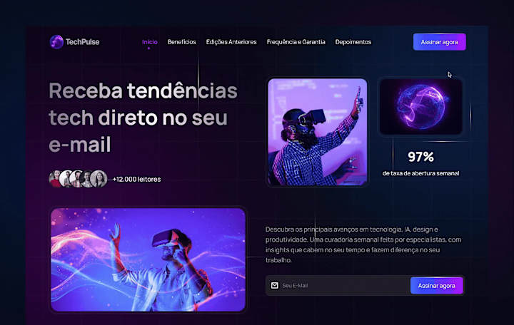 Cover image for Landing Page Tech Pulse