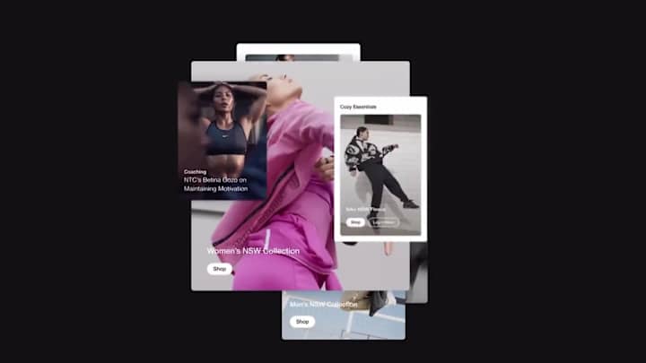 Cover image for Dynamic Nike Motion cluster
