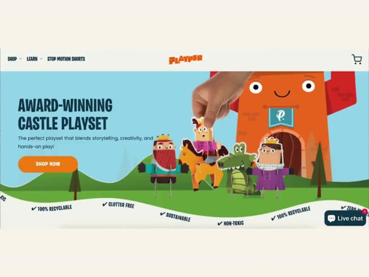 Cover image for Playper Shopify Website Redesign