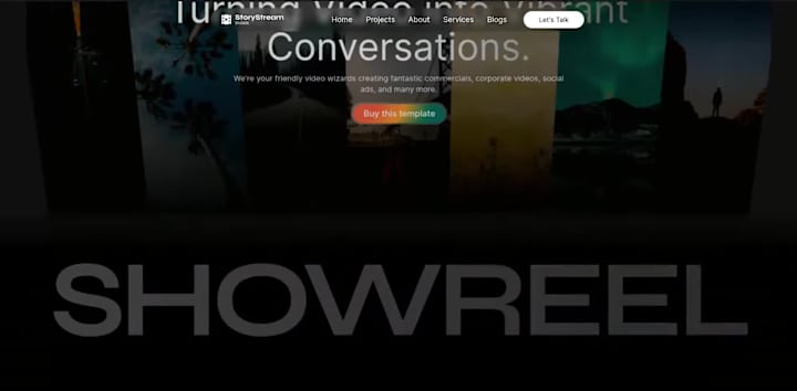 Cover image for Next.js Video Agency Website