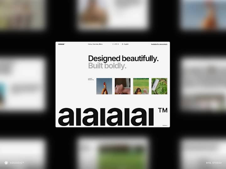Cover image for aiaiaiai™ — Webflow Portfolio Template