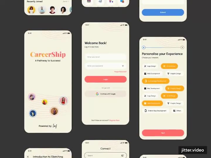 Cover image for Careership App Design