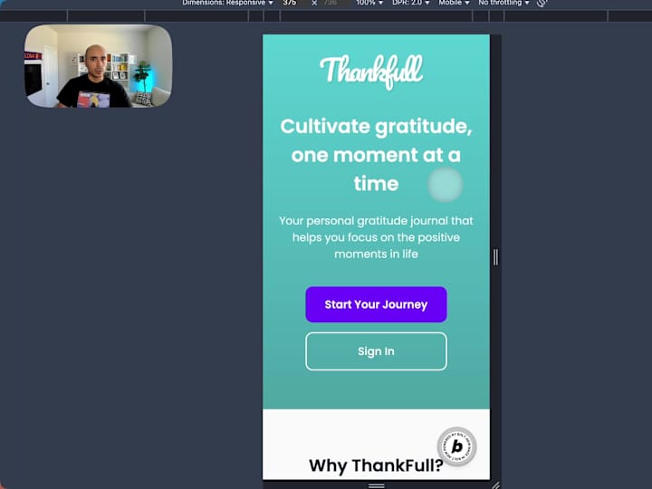 Cover image for Thankfull App - Vibe Code
