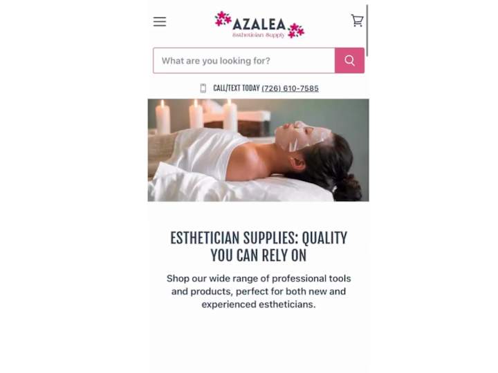 Cover image for E-Commerce Website - Azalea