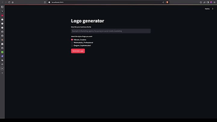 Cover image for AI Logo Generator App Development