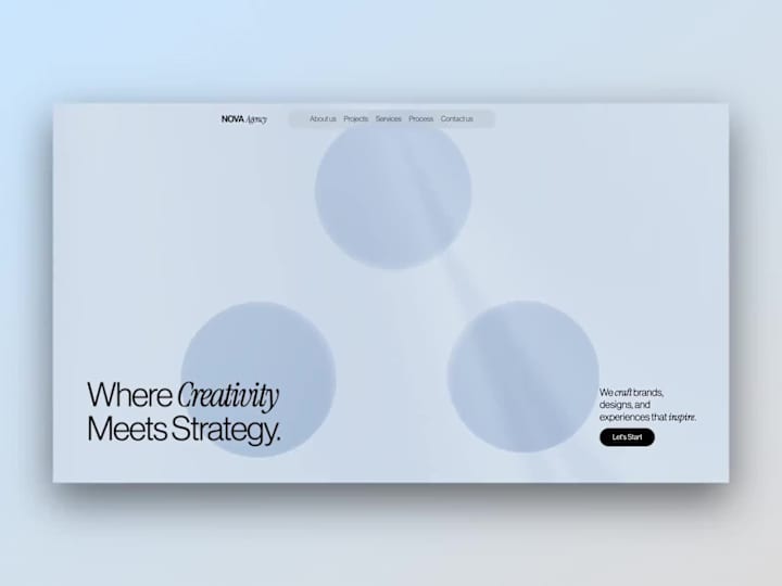 Cover image for Nova – 3D Interactive Website