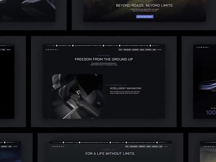 Cover image for Doroni Website | Framer | Figma | UI/UX Design