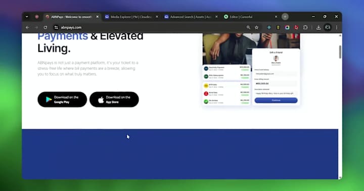 Cover image for Complete Web Application for ABNPAYS