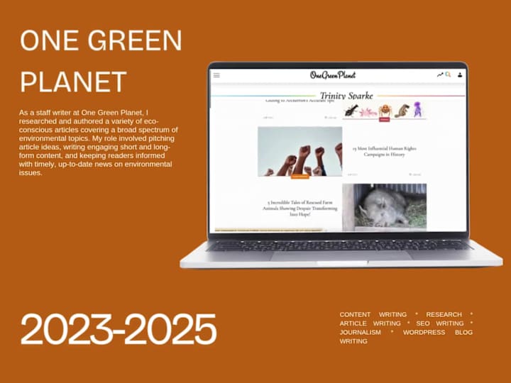 Cover image for Content Writer - One Green Planet