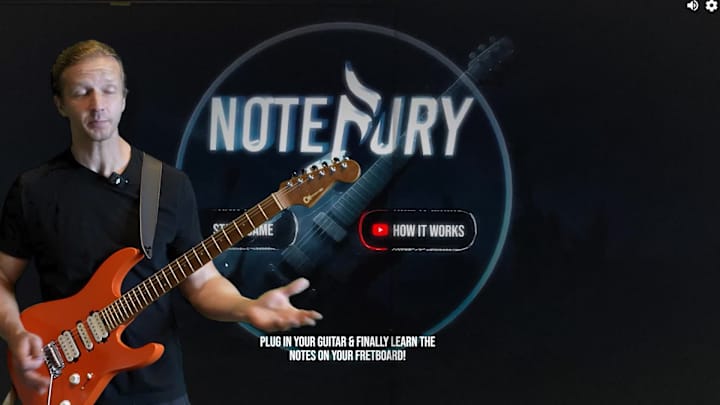 Cover image for NoteFury: Guitar Note Learning App