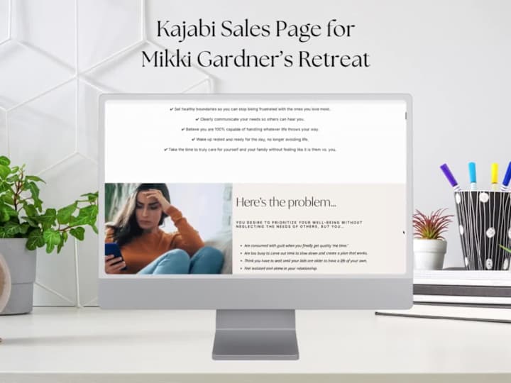 Cover image for Kajabi Sales Page for Parenting Retreat