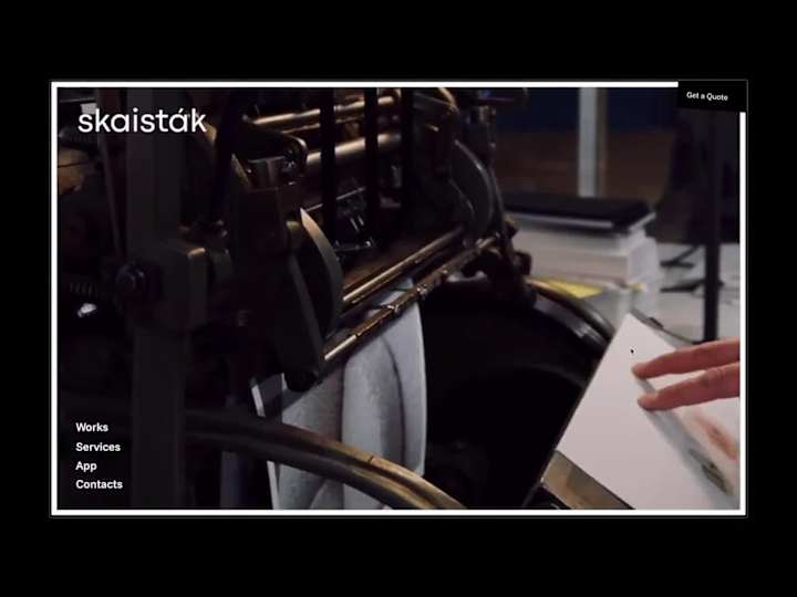 Cover image for Minimal Website Design for Skaistāk Print Shop