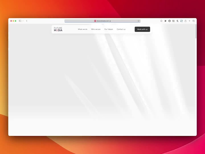 Cover image for FutureMedia - Website Redesign