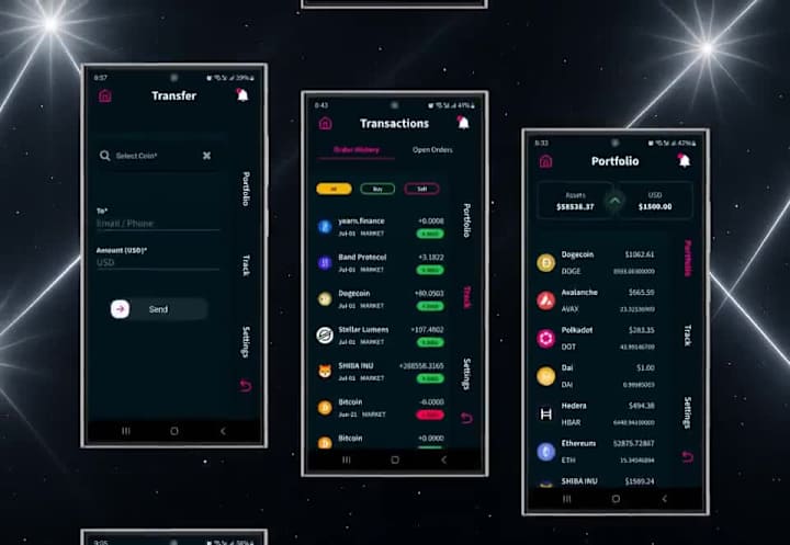 Cover image for Krypto Mobile Crypto App Development