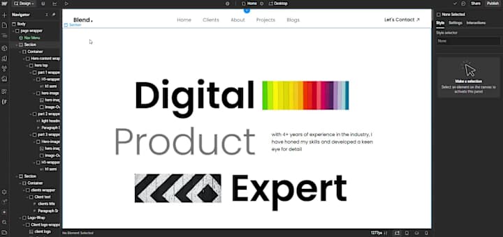 Cover image for Webflow Agency Template with Animations & CMS