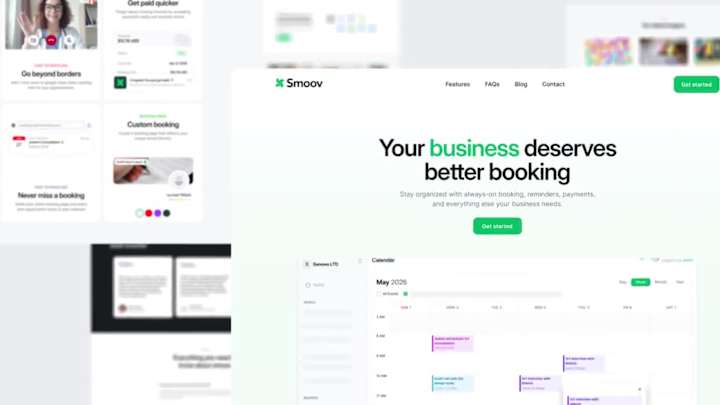 Cover image for Smoov Booking Platform Framer Design & Development
