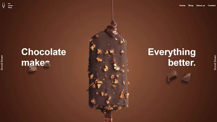 Cover image for Ice-cream Website