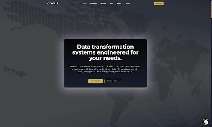 Cover image for Coeus.Institute – Branded, Dynamic, & Interactive React Website