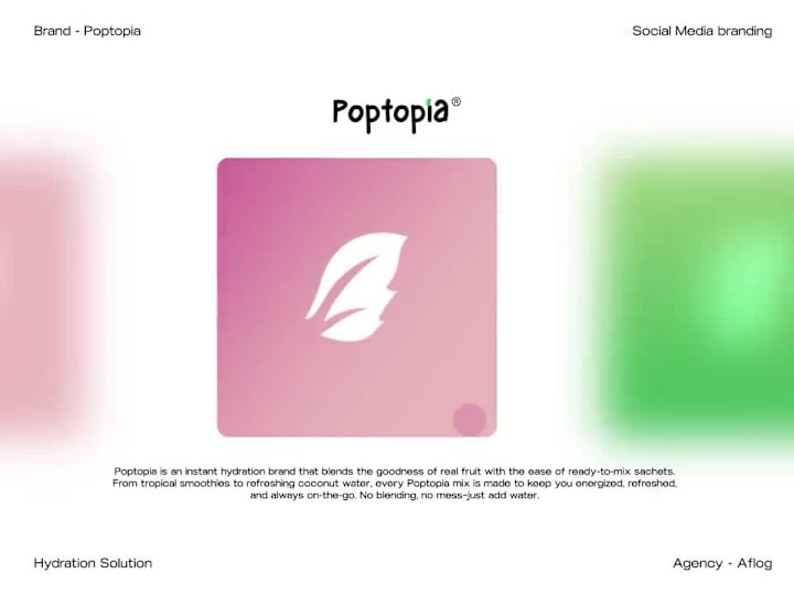 Cover image for Poptopia Visual Identity and Social Media Branding