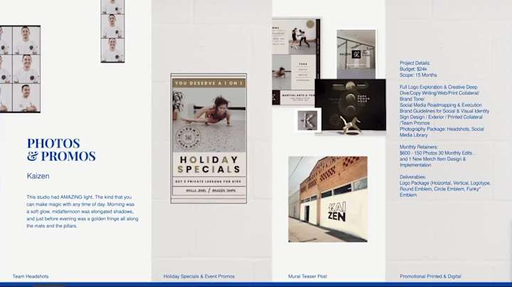 Cover image for Brand Identity System for Kaizen Martial Arts & Yoga