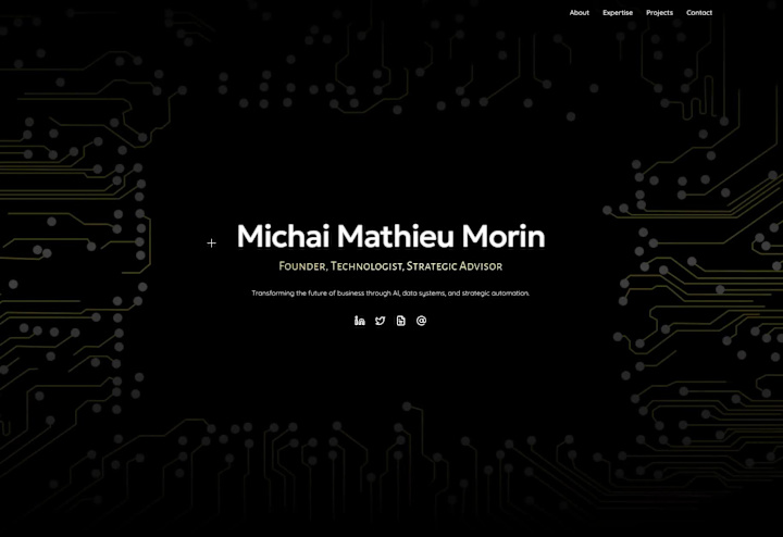 Cover image for Interactive Portfolio App for Personal Brands