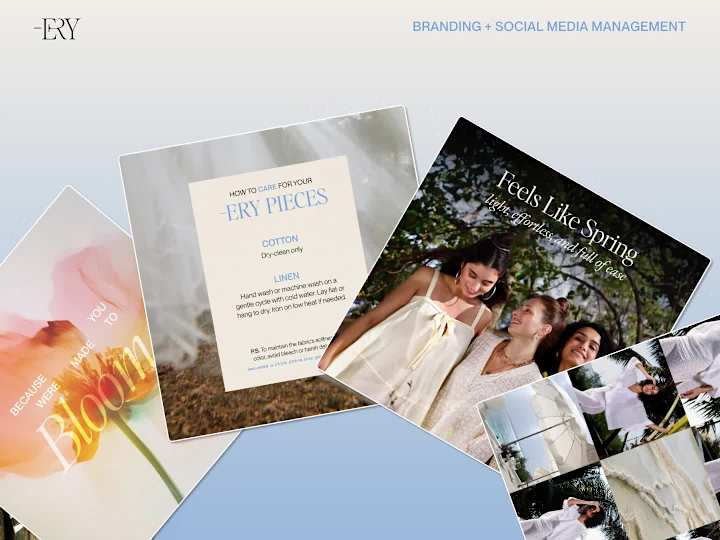 Cover image for ERY | Fashion Label | Brand Identity Design + SMM