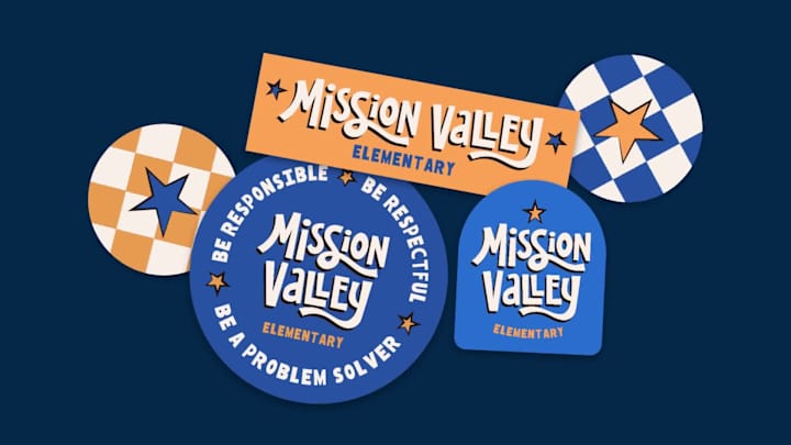 Cover image for Mission Valley Elementary: Branding + Mascot Redesign