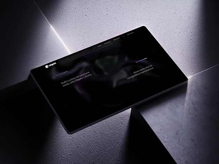 Cover image for Objekt landing page animation