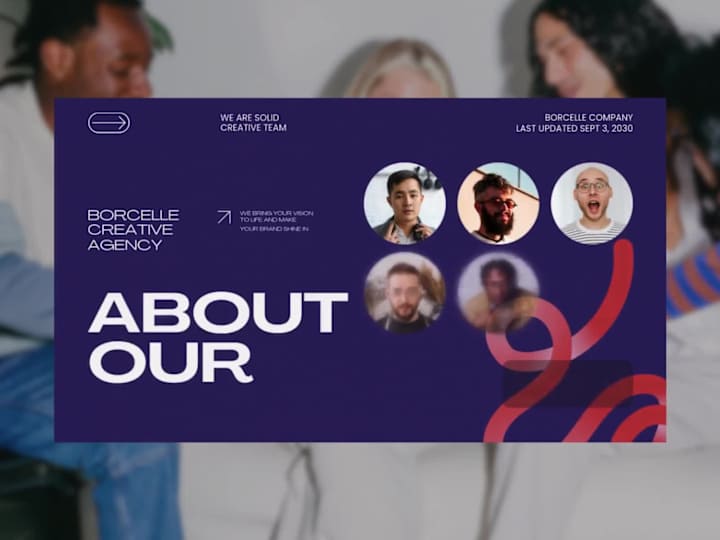 Cover image for Professional Department Team Profile Canva Presentation Deck
