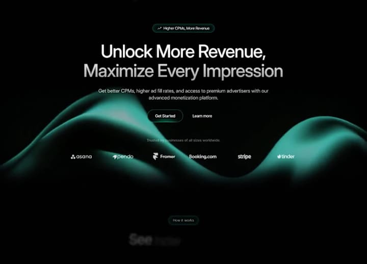 Cover image for Revidia Landing Page Design & Development