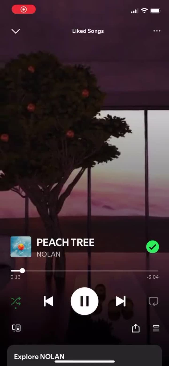 Cover image for 3D Visual for NOLAN – Spotify Track