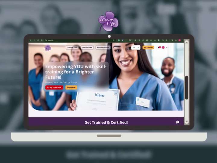 Cover image for iCare Life | Expert-Led Caregiver Training & Certification