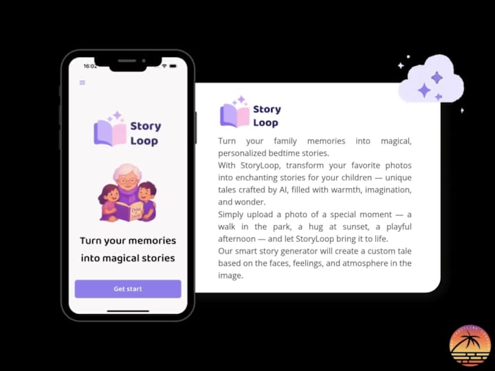 Cover image for StoryLoop: Personalized with AI Bedtime Stories App