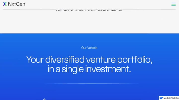 Cover image for NxtGen VC Website Development