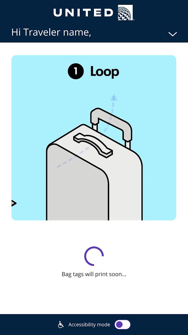 Cover image for United Bag Tag System Animation