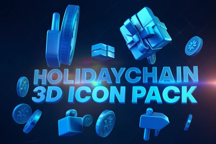 Cover image for HolidayChain 3D Icon Pack