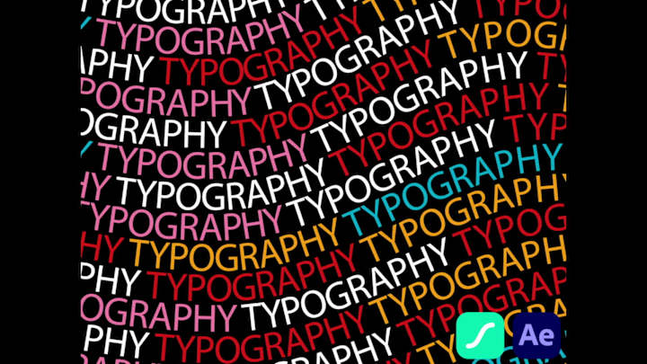 Cover image for Typography Lottie Animation for Font Website