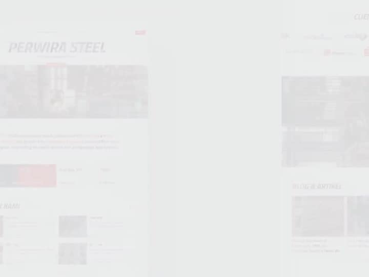 Cover image for Perwira Steel - Landing Page Exploration