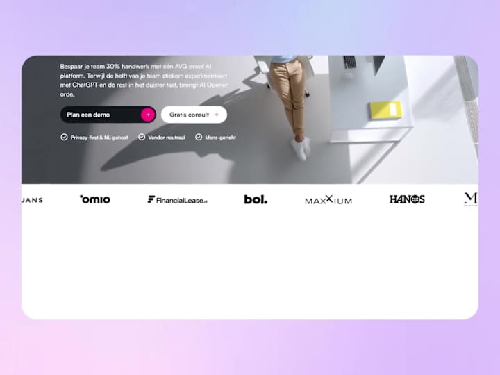 Cover image for AIO Website — Designed & Built in Framer