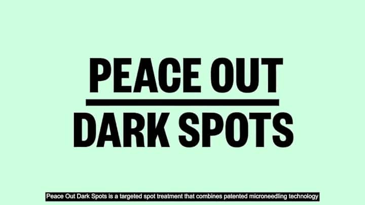 Cover image for Peace Out Skincare Darks Spots 2.0 Educational Video