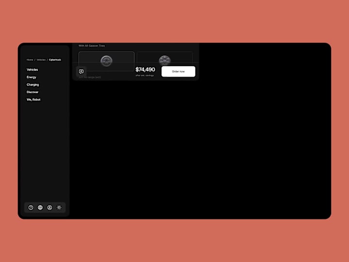 Cover image for Tesla Cybertruck order page redesign