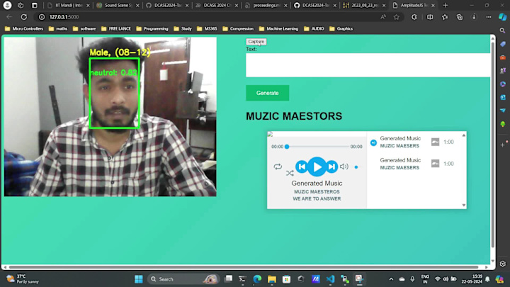 Cover image for Mood-Based Music Generator