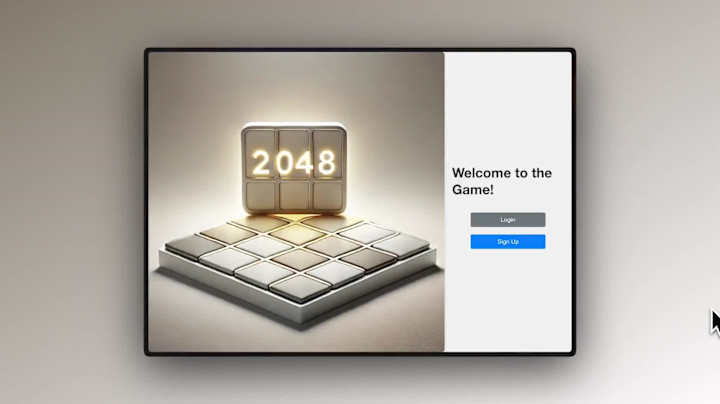 Cover image for 2048 | Full-stack replica in a web app