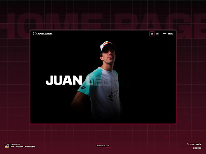 Cover image for Juan Lebron - Official Web design