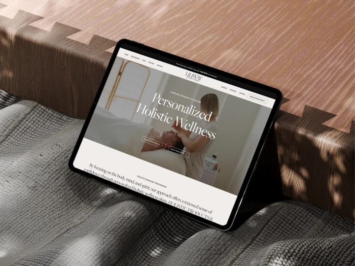 Cover image for UX/UI Design for Liliway Holistic Studio