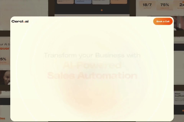 Cover image for Framer website for AI Sales Automation & Training