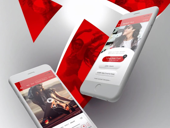 Cover image for ReddX Mobile app design. Prototyping.