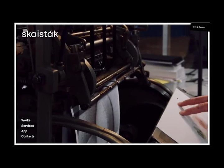 Cover image for Minimal Website Design for Skaistāk Print Shop