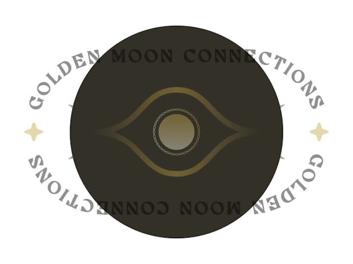Cover image for Golden Moon Connections Logo and Business Card Design